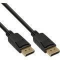 InLine DisplayPort Kabel 0.5 m, vergoldete Kontakte, schwarz von InLine®