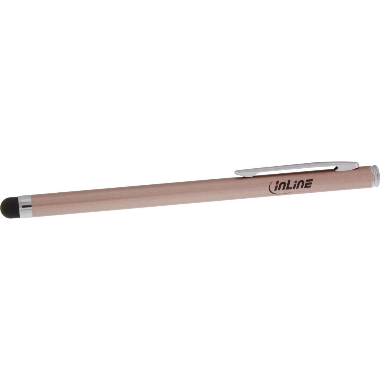 InLine Stylus, Stift für Touchscreens von Smartphone und Tablet, rose von InLine®