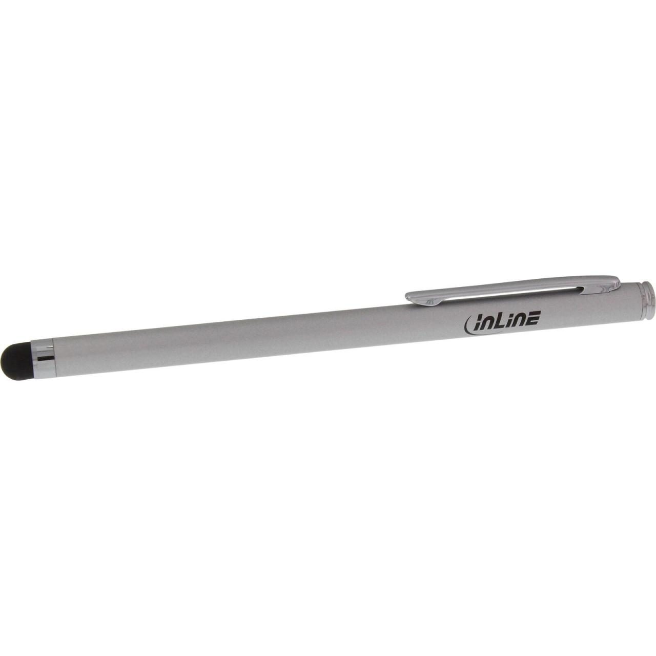 InLine Stylus, Stift für Touchscreens von Smartphone und Tablet, silber von InLine®