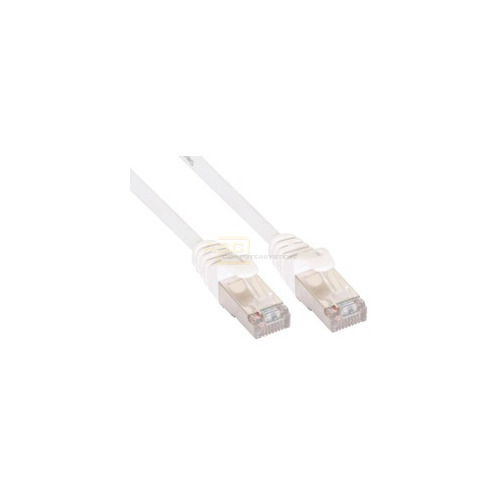 Patchkabel CAT5e SF/UTP RJ45   1m weiß  Retail von InLine®