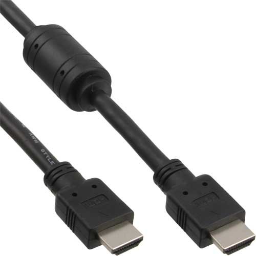 10er Set HDMI Kabel, High Speed HDMI® Cable, Stecker/Stecker, schwarz, mit Ferrit, 1,8m von InLine