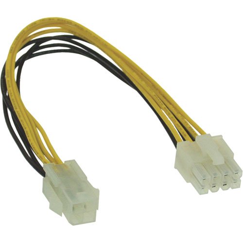 10er Set Strom Adapter intern, 4pol ATX1.3 Netzteil zu 8pol ATX2.0 Mainboard, 20cm 10er Set Strom Adapter intern, 4pol ATX1.3 Netzteil zu 8pol ATX2.0 Mainboard, 20cm von InLine