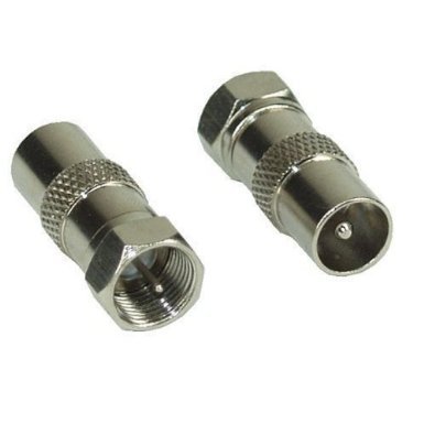 5 Stück Adapter F-Stecker (SAT) auf IEC-Stecker (Antenne) von InLine