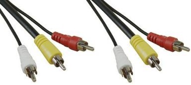 5 Stück InLine Cinch Kabel, Audio/Video 3x Cinch St/St 3m 5 Stück InLine Cinch Kabel, Audio/Video 3x Cinch St/St 3m von InLine