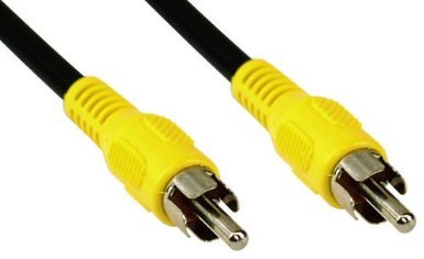 7 Stück InLine® Cinch Kabel, Video, 1x CinchStecker / Stecker, Steckerfarbe gelb, 10m von InLine