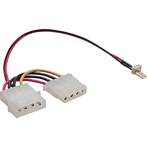 Adapter Kabel Lüfter 5.25 Stecker auf Buchse 0.15m von InLine