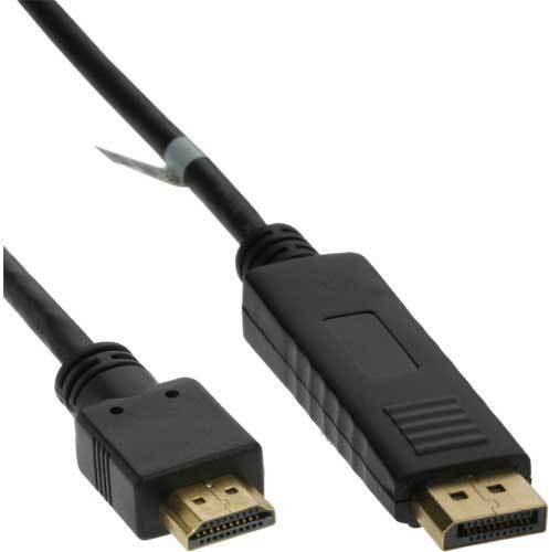 Adapterkabel HDMI Stecker > DisplayPort Stecker 2m von InLine