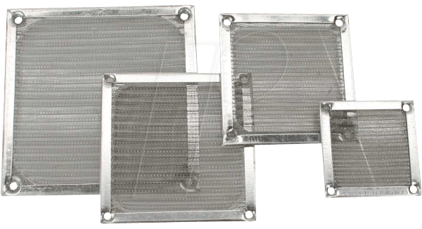 INL 33374A - Lüftergitter mit Aluminiumfilter, 40 x 40 mm von InLine