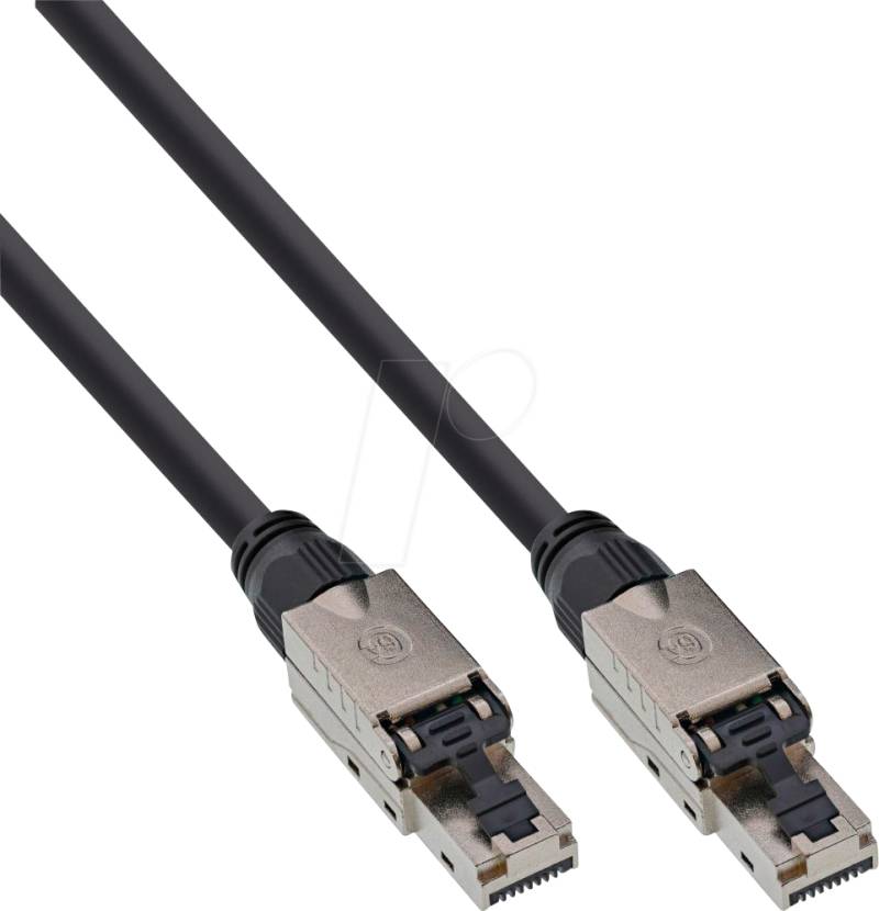 INL 77870S - Patchkabel Cat.6A U/UTP, schwarz, 70m von InLine