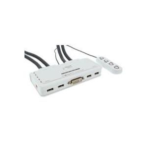 INLINE - KVM-/Audio-/USB-Switch - 4 x KVM/Audio/USB - 1 lokaler Benutzer - Desktop von InLine