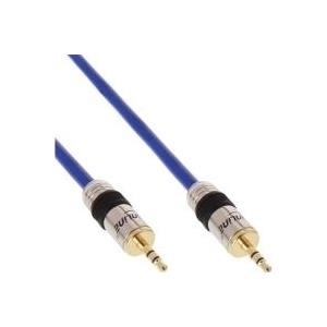 INLINE Klinke PREMIUM Audio-Kabel 5m InLine PREMIUM Qualitaet 3,5mm St/St 5m Stereo vergoldete Kontakte doppelt geschirmt (99955P) von InLine