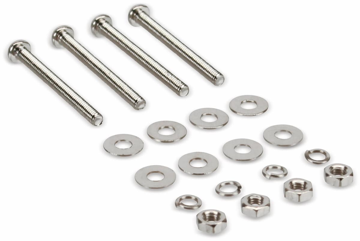 INLINE Lüfterschrauben Set für 25mm Lüfter von InLine