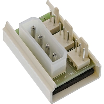 INLINE Netzteil für Lüfter 4-Pin Molex auf 2x 3-Pin Splitter von InLine