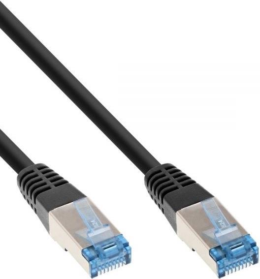 INLINE - Patch-Kabel - RJ-45 (M) zu RJ-45 (M) - 7.5 m - SFTP, PiMF - CAT 6a - im Freien, rund, verseilt - Schwarz von InLine