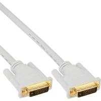 INLINE Premium - DVI-Kabel - Dual Link - DVI-D (M) zu DVI-D (M) - 5 m - weiß von InLine