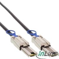 InLine® SAS Anschlusskabel, Mini-SAS 26pin SFF-8088 an Mini-SAS 26-pin SFF-8088, 0,5m (27623A) von InLine