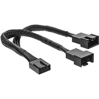 INLINE Y-Kabel für Lüfter PWM, 4pin PWM Y-Kabel Buchse von InLine