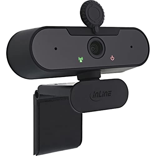 InLine® 55364A Webcam FullHD 1920x1080/30Hz mit Autofokus, USB-A Anschlusskabel von InLine