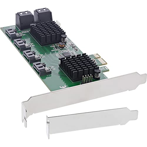InLine® 76617K Schnittstellenkarte, 8X SATA 6Gb/s Controller, PCIe 2 (PCI-Express) von InLine