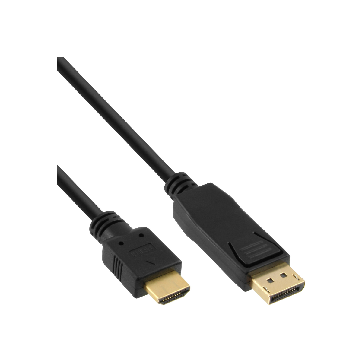 InLine® DisplayPort zu HDMI Konverter Kabel, schwarz, 3m von InLine