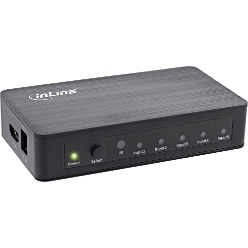 InLine® HDMI Switch, 5-Fach, 4K2K@60Hz, HDCP 2.2 von InLine