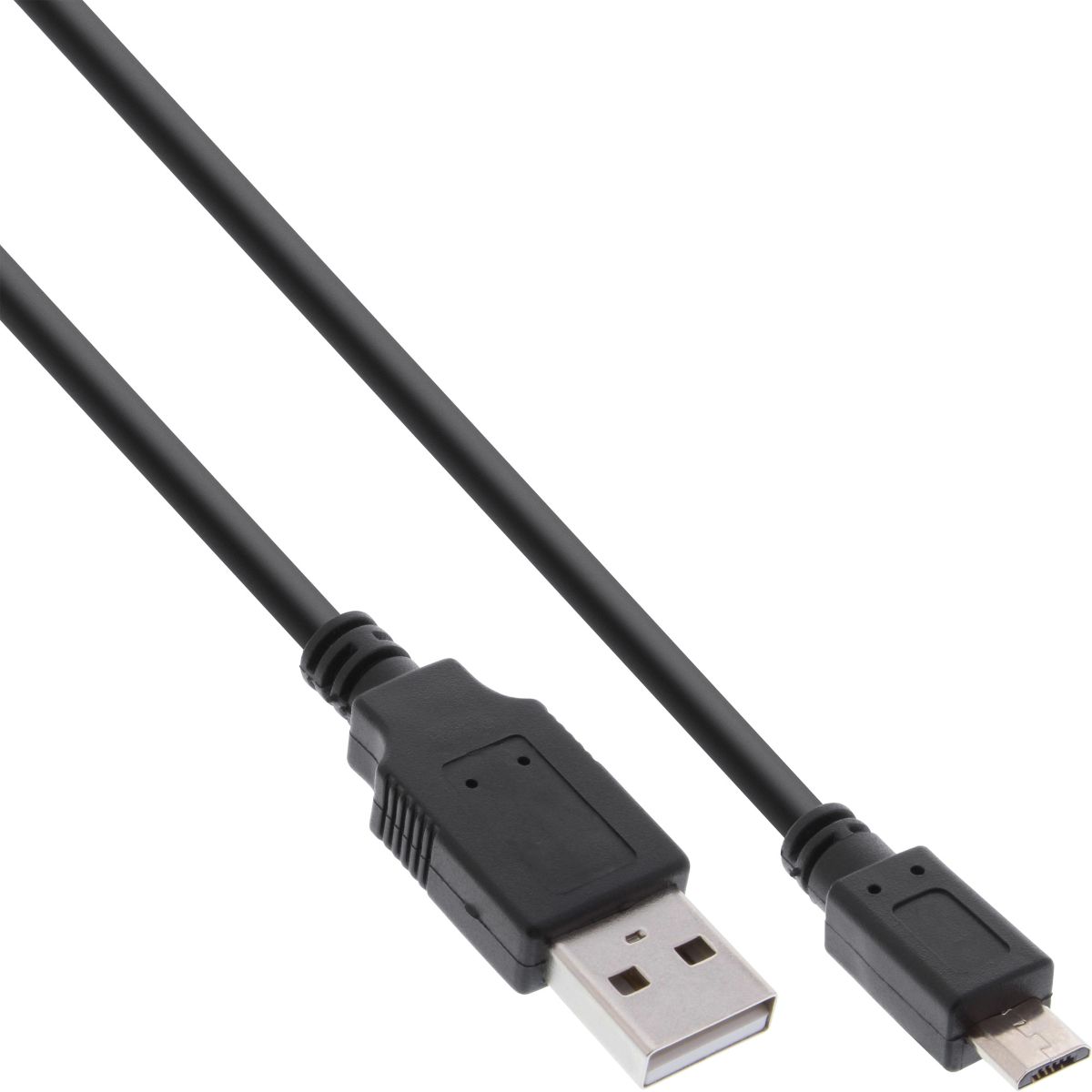 InLine® Micro-USB 2.0 Kabel, Schnellladekab., USB-A ST/Micro-B schwarz, 1,5m von InLine