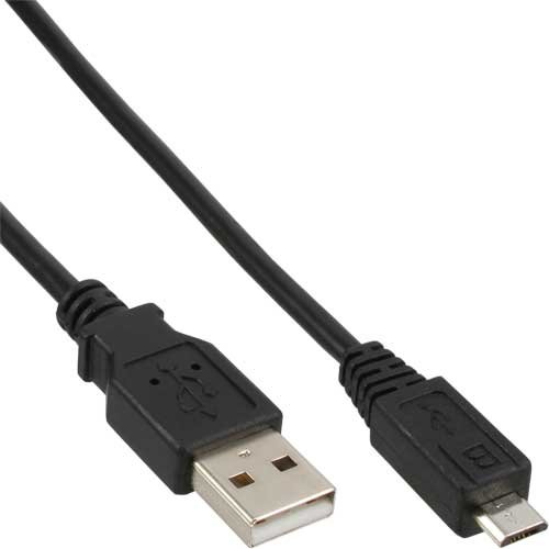 InLine® Micro-USB 2.0 Kabel, USB-A Stecker an Micro-B Stecker, 1,5 m Set of 10 von InLine