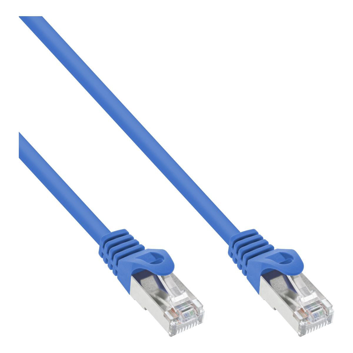 InLine® Patchkabel, F/UTP, Cat.5e, blau, 1m von InLine
