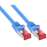 InLine® Patchkabel, S/FTP (PiMf), Cat.6, blau, 7,5m (76407B) von InLine