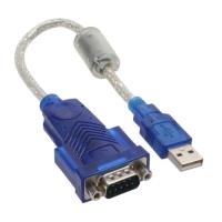 InLine® USB zu Seriell Adapterkabel Premium, Stecker A an 9pol Sub D Stecker (33304D) von InLine
