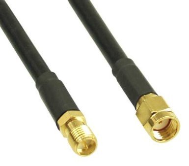 InLine® WLAN Kabel, R-SMA-Stecker auf R-SMA-Kupplung, 1m von InLine