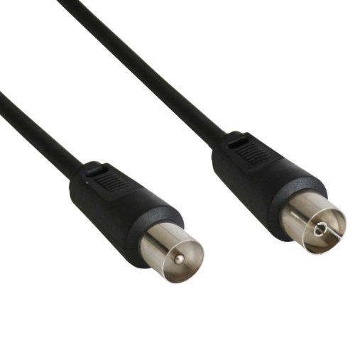 InLine 0,5 m 2 x geschirmt > 75dB Antenne Kabel – Schwarz InLine 0,5 m 2 x geschirmt > 75dB Antenne Kabel – Schwarz von InLine
