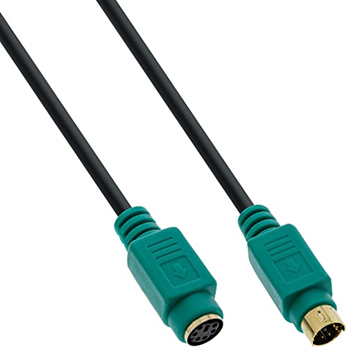 InLine 13343H PS/2 Verlängerung, Stecker / Buchse, 3m PC99, grüne Stecker, PREMIUM InLine 13343H PS/2 Verlängerung, Stecker / Buchse, 3m PC99, grüne Stecker, PREMIUM von InLine