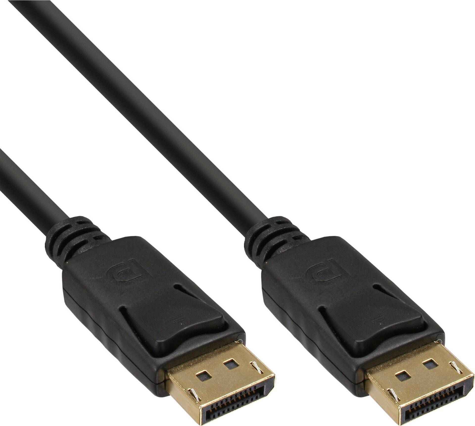 InLine 14er Bulk-Pack DisplayPort Kabel 4K2K schwarz vergoldete Kontakte - Kabel - Digital/Display/Video - 5 m - 20-polig (B-17105P) von InLine