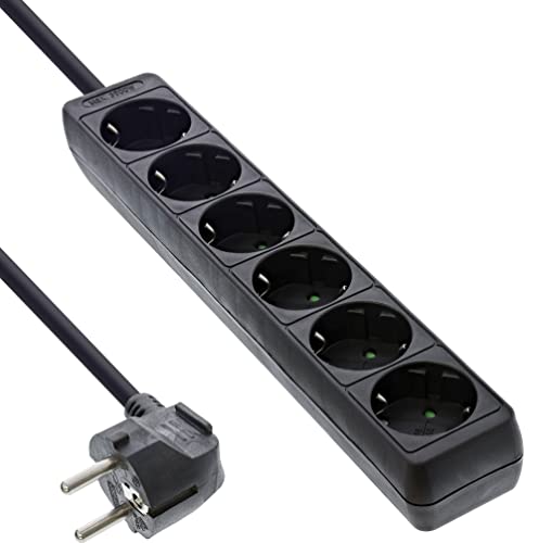 InLine 16461I Steckdosenleiste, 6-fach Schutzkontakt, 1,5m, schwarz InLine 16461I Steckdosenleiste, 6-fach Schutzkontakt, 1,5m, schwarz von InLine