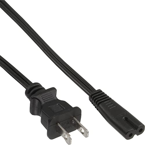InLine 16654P Netzkabel, Netzstecker Japan auf Euro 8 C7 Stecker, schwarz, 1,8m InLine 16654P Netzkabel, Netzstecker Japan auf Euro 8 C7 Stecker, schwarz, 1,8m von InLine