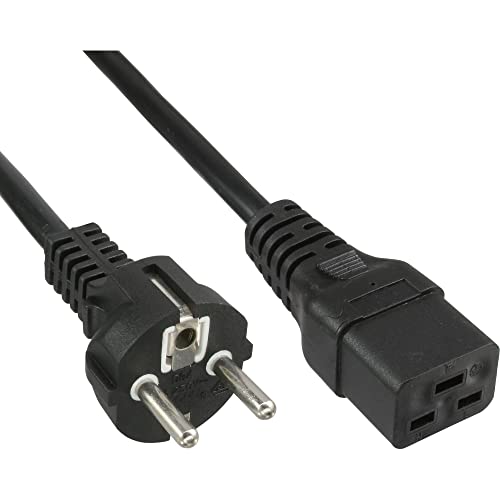 InLine 16658F Netzkabel 16A, Schutzkontakt gerade auf Kaltgerätestecker IEC320/C19, 2m InLine 16658F Netzkabel 16A, Schutzkontakt gerade auf Kaltgerätestecker IEC320/C19, 2m von InLine