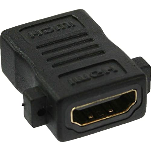 InLine 17600M HDMI Adapter zum Einbau, HDMI A Buchse/Buchse, vergoldete Kontakte, 4K2K kompatibel von InLine