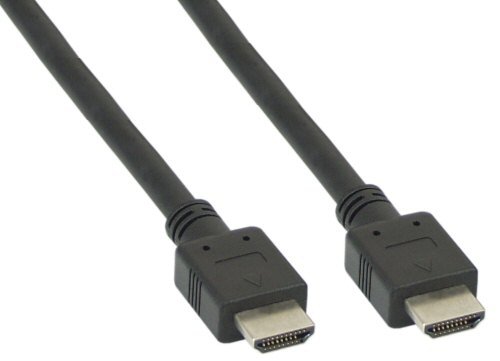 InLine 17602E High Speed HDMI Kabel (2 m, Stecker auf Stecker) schwarz von InLine