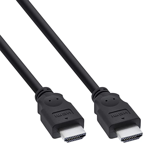 InLine 17611E HDMI Kabel, HDMI-High Speed, Stecker / Stecker, schwarz, 1,5m von InLine