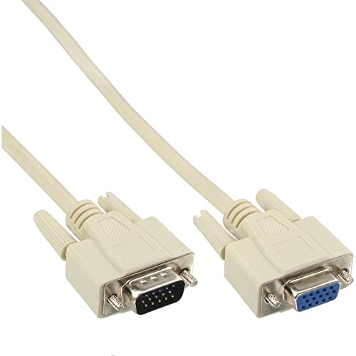 InLine 17736 VGA Verlängerung, 15pol HD Stecker / Buchse, 10m von InLine