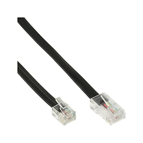 InLine 18863 ISDN-Modularkabel RJ45/RJ11 3m 4adrig schwarz Anschlußkabel InLine 18863 ISDN-Modularkabel RJ45/RJ11 3m 4adrig schwarz Anschlußkabel von InLine