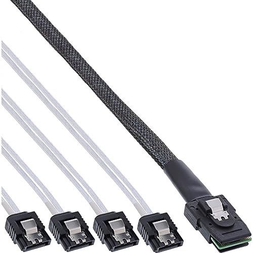 InLine 27620A SAS Anschlusskabel, Mini-SAS SFF-8087 an 4x SATA, 1:1, OCR, 0,75m InLine 27620A SAS Anschlusskabel, Mini-SAS SFF-8087 an 4x SATA, 1:1, OCR, 0,75m von InLine