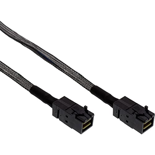 InLine 27625A Mini-SAS HD Kabel, SFF-8643 zu SFF-8643, mit Sideband, 0,5m von InLine