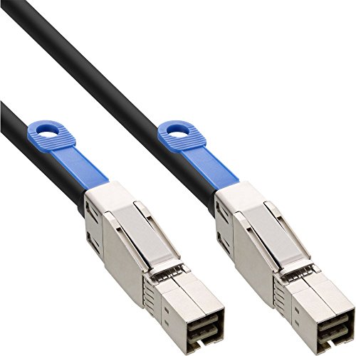 InLine 27638B externes Mini SAS HD Kabel, SFF-8644 zu SFF-8644, 12Gb/s, 1m von InLine