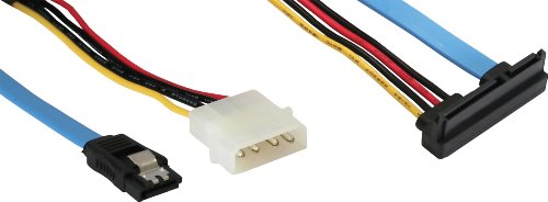 InLine 29696 SATA Anschlusskabel mit Daten/Stromanschluss von InLine