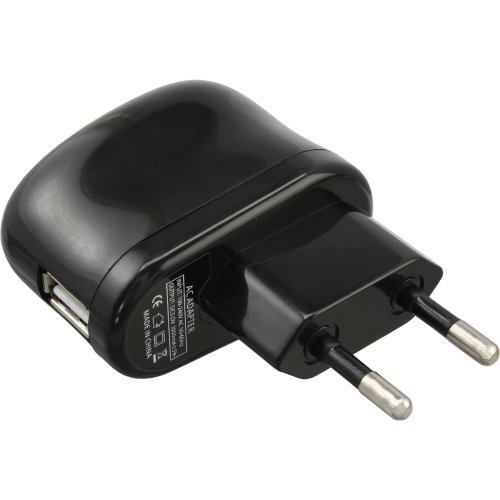 InLine 31500S USB Netzteil, Ladegerät, Stromadapter 100-240V auf 5V/1A schwarz von InLine