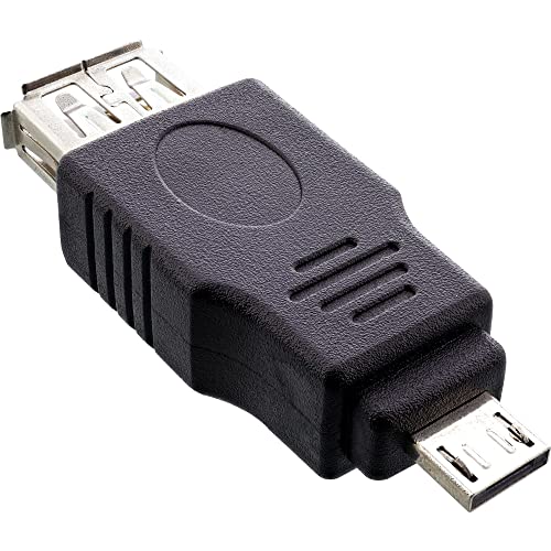 InLine 31600 Micro-USB Adapter, Micro-A Stecker an USB A Buchse, 1 x Micro-USB Adapter von InLine