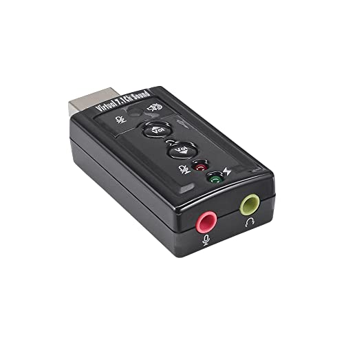InLine 33051C USB Audio Soundkarte, mit virtuellem 7.1 Surround Sound von InLine