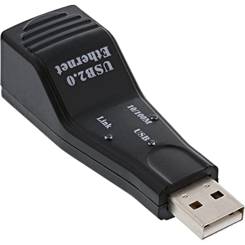 InLine 33380H USB 2.0 Netzwerkadapter, 10/100MBit von InLine